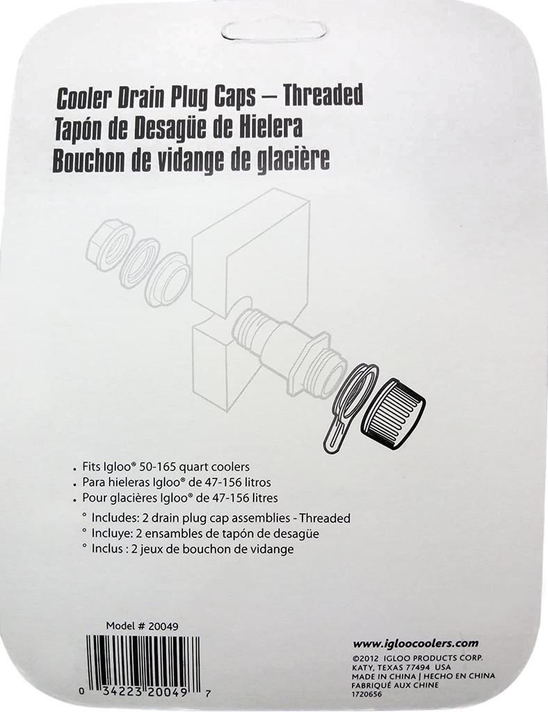 igloo Cooler Box Replacement Parts Drain Plug Cap 00020049