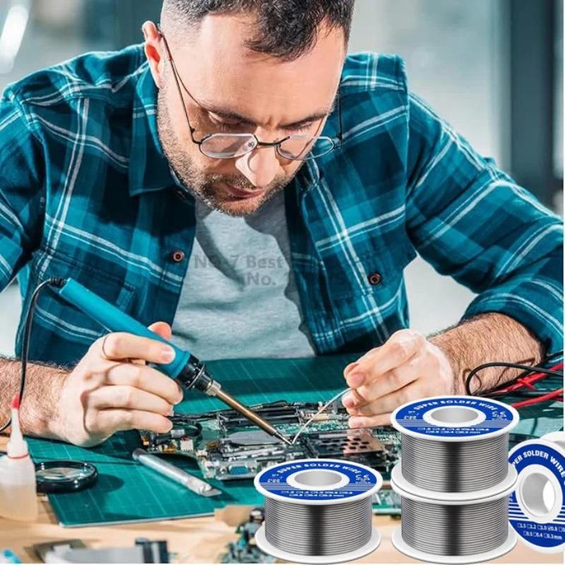 20/30/50/100g Electronic Soldering Wire Solder Wires Rosin Core Tin Multipurpose Welding Wire Flux Iron Wire Reel Household Tool