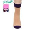 Crocodile Logo Embroidery Color Block Women's Casual Mid-Calf Socks