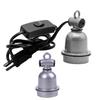 Universal E27 Lamp Holder Supporting LED Incandescents Energys Saving Bulbs with Convenient Switches