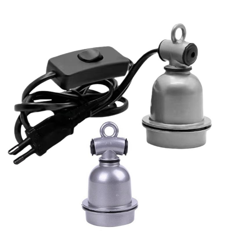 

Universal E27 Lamp Holder Supporting LED Incandescents Energys Saving Bulbs with Convenient Switches 1