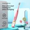 Sonic electric toothbrush soft bristle electric toothbrush wholesale rechargeable children's electric toothbrush