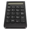 2.4G Numeric Keypad with Screen U Shaped Keys 32.8ft Effective Distance Low Noise USB Number Pad for Laptop PC