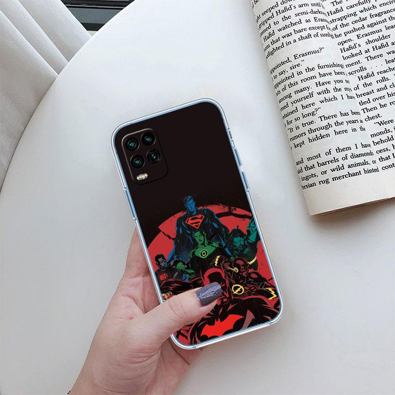 Transparente Handyhülle im Justice League-Design für Motorola Moto Edge 20, 30, 40, 50, S30, Fusion, Ultra Pro, Neo Lite