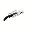 1pc Premium Stainless Steel Wine Bottle Opener Multi-Functional Bottle Openers Wine Cork Screw Corkscrew Beer Cap Remover Bar