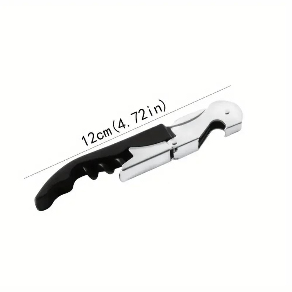 1pc Premium Stainless Steel Wine Bottle Opener Multi-Functional Bottle Openers Wine Cork Screw Corkscrew Beer Cap Remover Bar