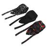3pcs Unisex Adjustable Kitchen Cooking Skull Cap Breathable Fashionable Chef Hat with Tie for