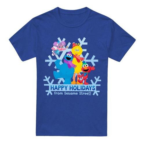 Sesame Street Unisex Adult Winter Wishes Heather T-Shirt