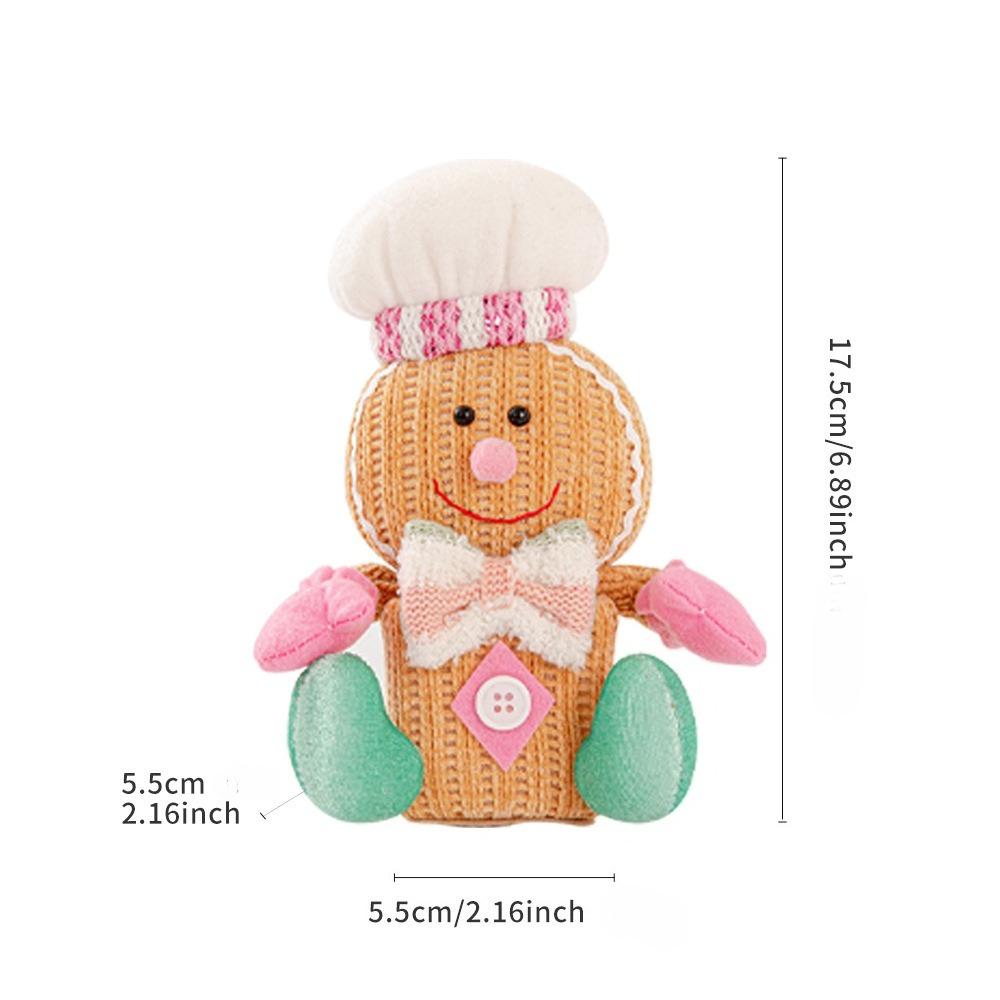 Christmas Figurine, High-end Knitted Pointed Hat Sitting Posture, Dwarf Plush Ornament, Decorative Items