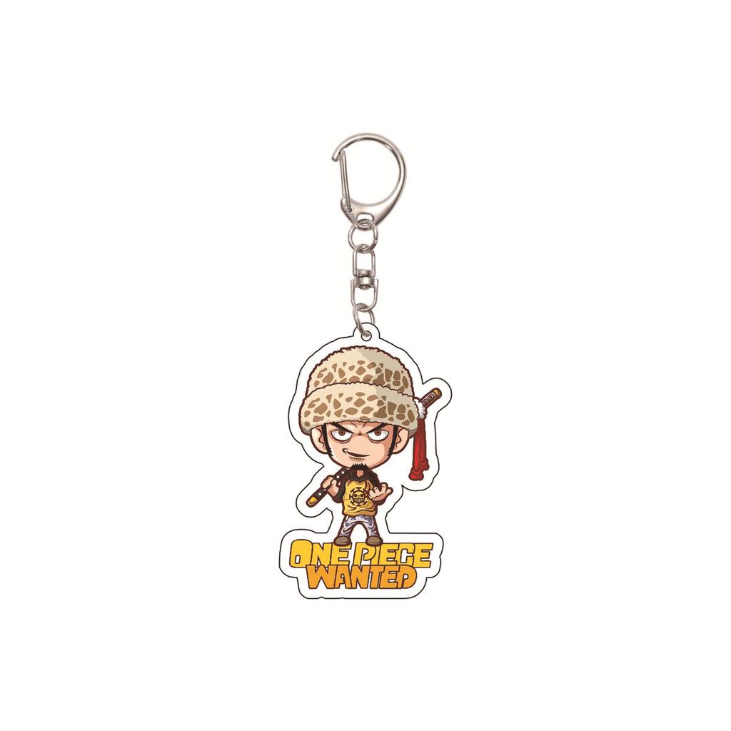 One Piece 5.5CM Acrylic Keychain, Anime Keychain, Luffy, Zoro Cartoon One Piece Bag Keychain