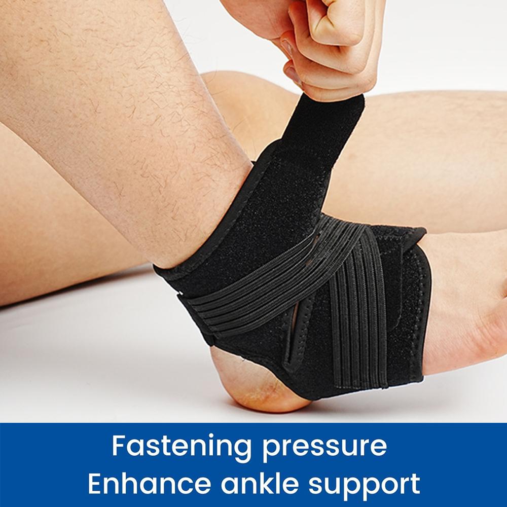 1Pc Ankle Brace For Women Men Adjustable Support For Sprain Relief Plantar Fasciitis Compression Sleeve