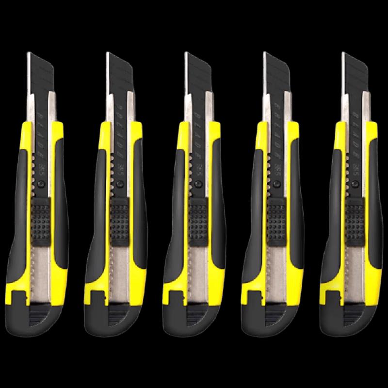 Fang Yuxing Rubberized Utility Knife Holder for 18mm Blades (5-Pack)
