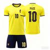 Set Tricou de Fotbal Ecuador Acasă Cupa Mondială Nr. 10 Pais Tricou, Bărbați