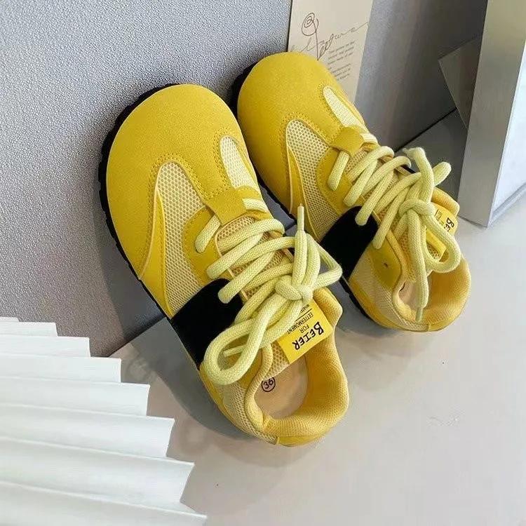 Fashion 2024 Spring and Summer New Mesh Surface Breathable Forrest Gump Shoes Light Sports Flat Casual Shoes