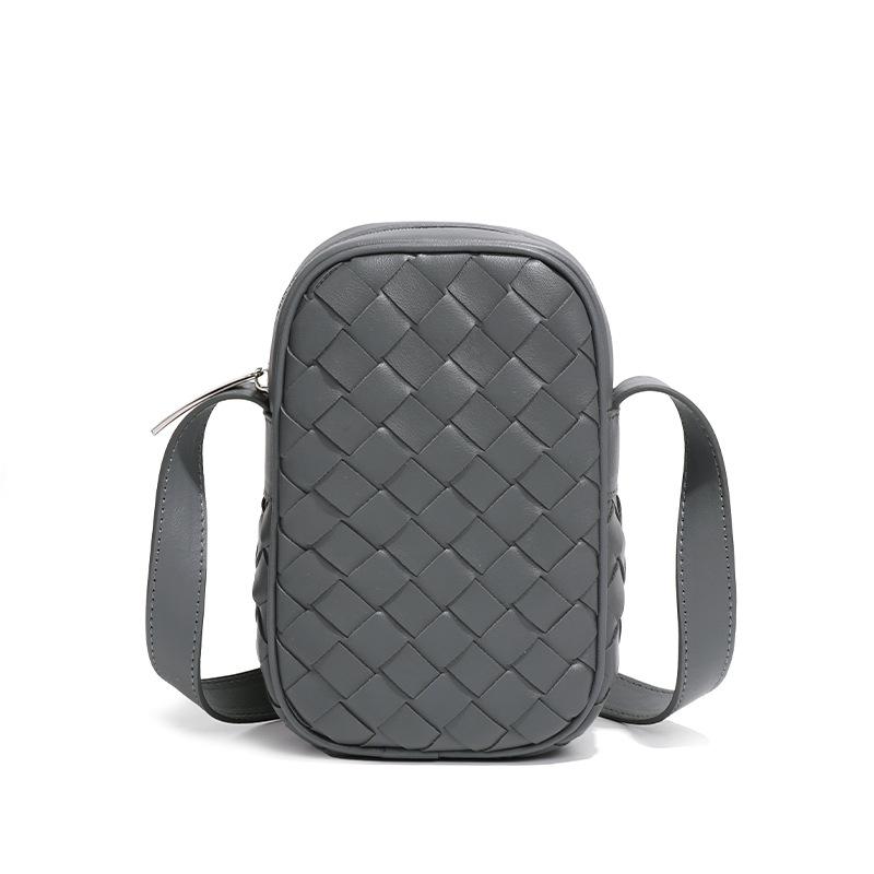 Sommer Vertikale Handytasche, Gewebte Ein-Schulter-Tasche, Mini-Tasche, Multifunktionale Umhängetasche