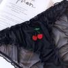 Women Summer Fashion Cute Fruit Briefs Ruffled Sexy Panties Seamless Ladies Lace Underwear