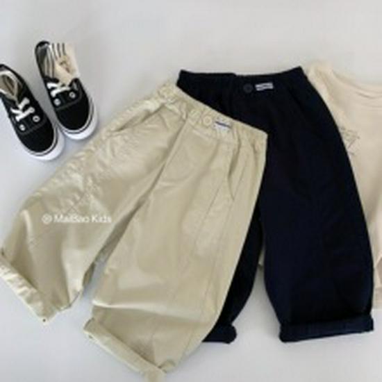 Maibao 2025 Jungen Winter Warme Patchwork Hose - Koreanischer Stil Verdickt Lässige Lange Hose