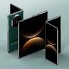 ESCASE Huawei Mate X7 Case with Stand Slim Anti-Drop Leather Business Flip Cover Foldable Phone Holder Elegant Green