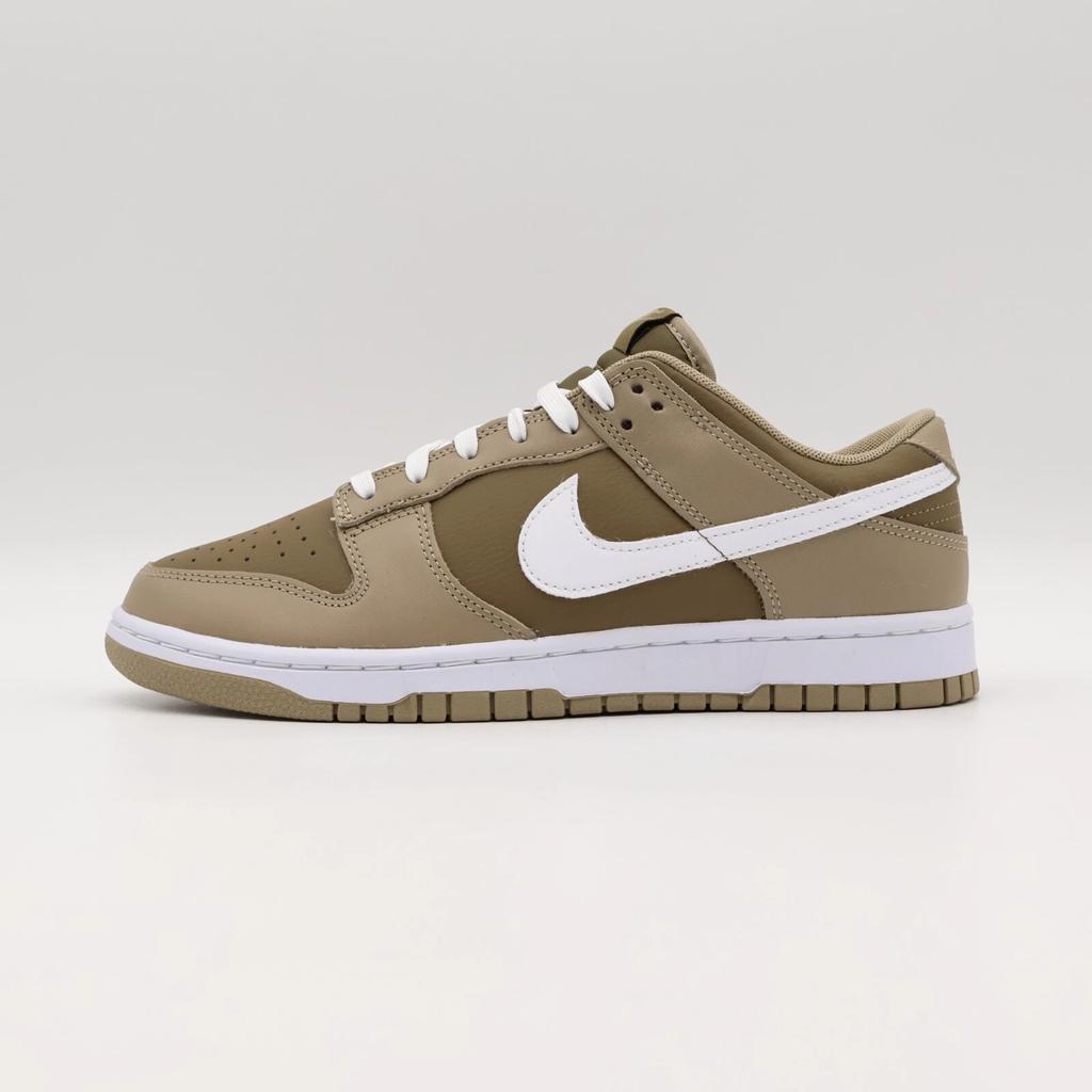 DJ6188-200 Nike Dunk Low Retro Judge Grey Khaki White Hazel Rush Brown (Men's)