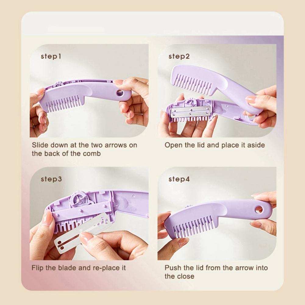 3pcs Hair Cutting Comb Hair Trimmer Grooming Styling Comb