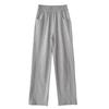! Autumn sweatpants women's high waist loose small casual sweatpants narrow wide leg straight pants