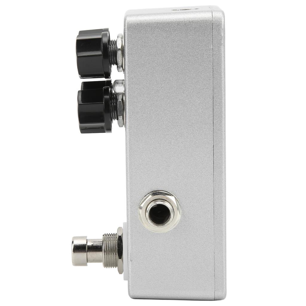 Compressor Guitar Effect Pedal Metal Silver Mini Compressors Pedals 4 Basic Controls