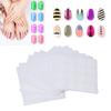 24 Blatt French Tip Guides Aufkleber Maniküre Nail Art Schablonen für DIY Dekoration Schablonenwerkzeuge