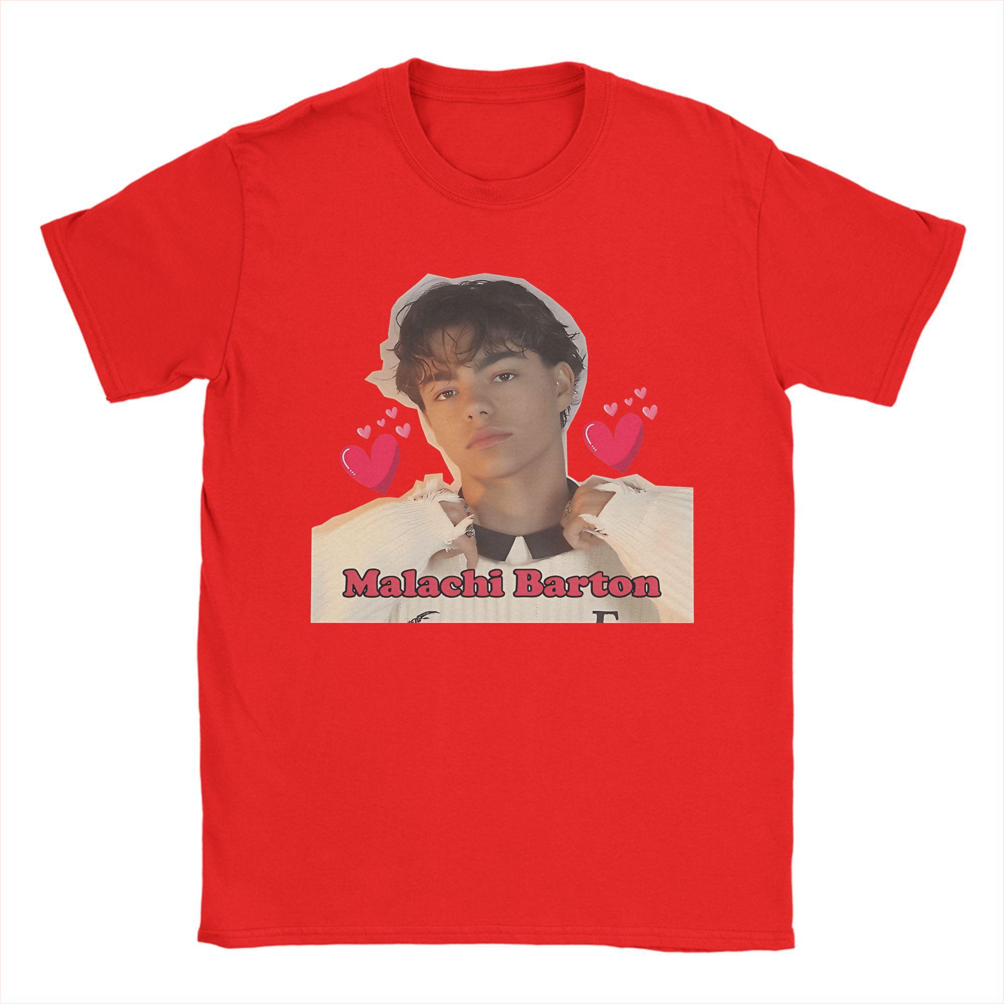 

Malachi Barton T Shirt Men s 100% Cotton Funny T-Shirt Crewneck Tee Shirt Short Sleeve Clothing Graphic S