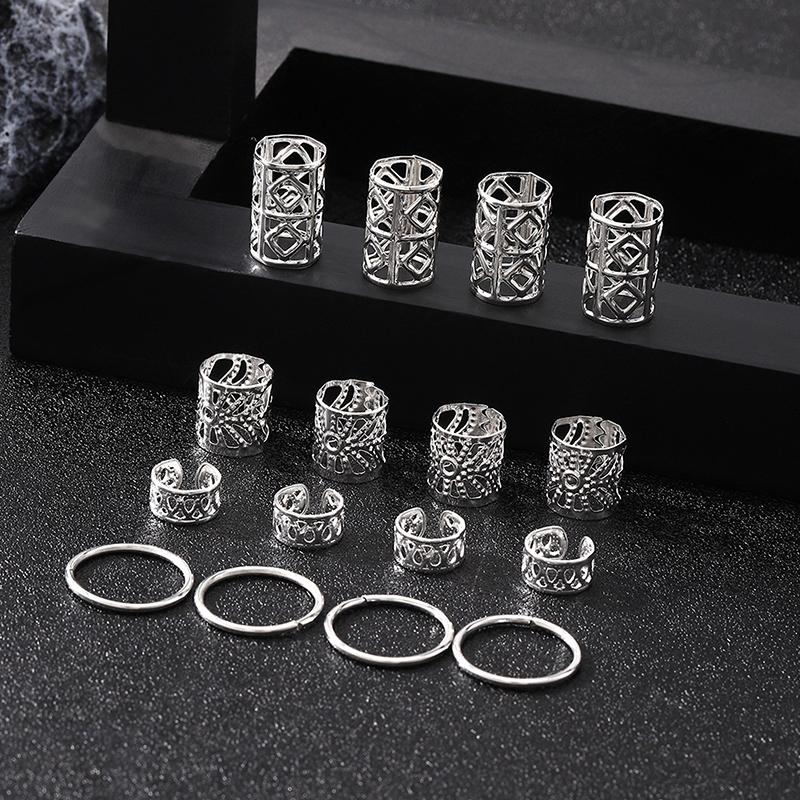 Dreadlock Haarringen Verstelbare Manchetten Clip Haarvlechten Vuile Vlechten Kralen Haarspeld Haaraccessoires Hoofddeksels Voor Vrouwen Meisjes