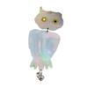 Reflective Owl Shaped Bird Deterrence With Reflective Pendent Easy Install Outdoor Decoration Weatherproof