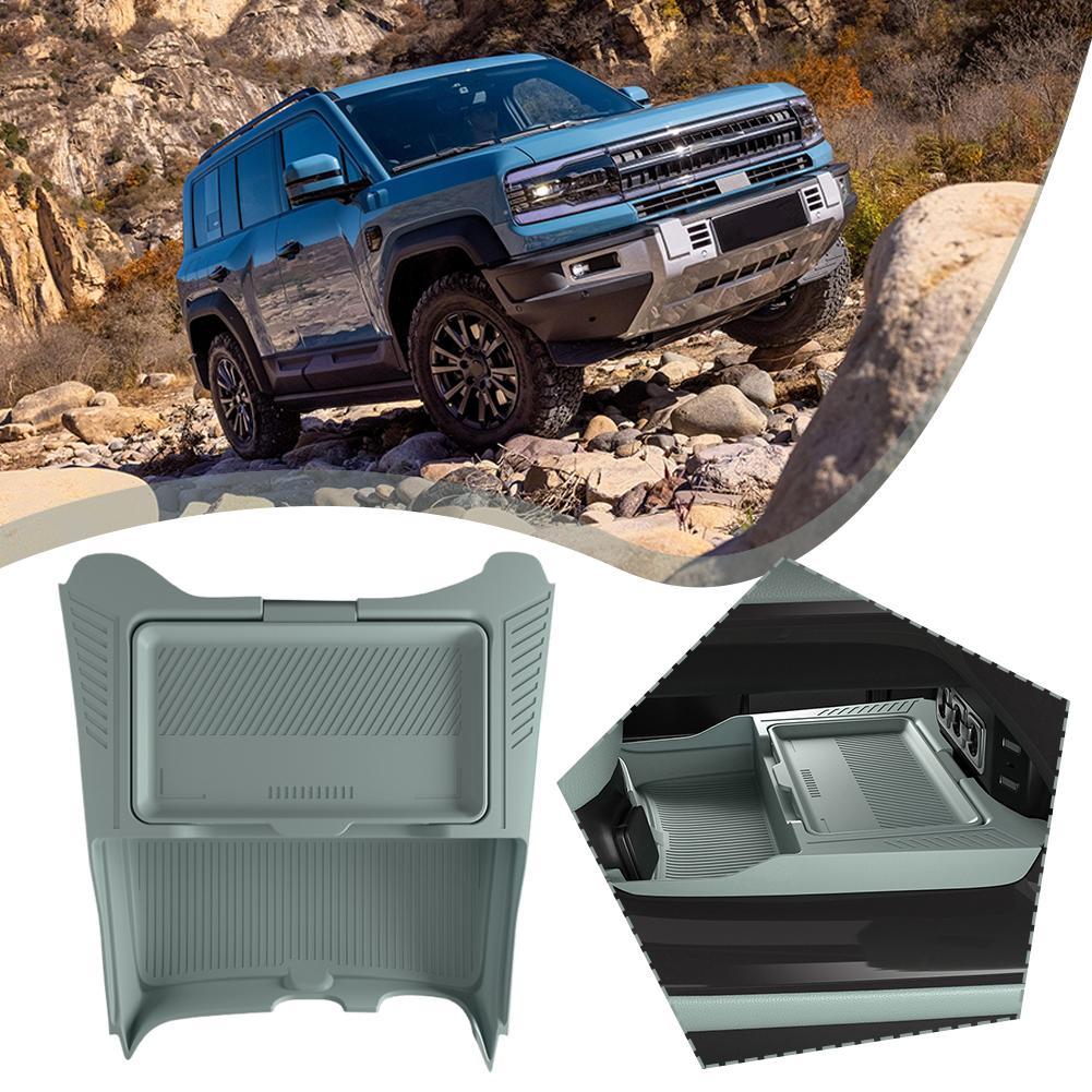 NOUVELLE boîte de rangement pour voiture sous la console centrale compatible avec BYD Leopard 5 Modification de mise à niveau Décoration intérieure de voiture Accessoire S8D3