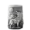 Diy Epoxy Resin Mold Non-Stick Cylindrical Silicone Mold Wolf Head Candle Mold Temperature-Resistant For Gifts Home Decoration
