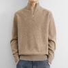 Pierre Cardin Men's Stand-Collar Half-Zip Knit Sweater