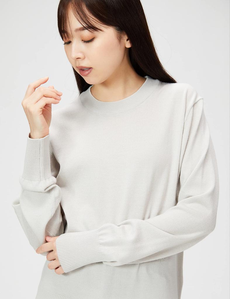 Mira Owen Wool Knit Pullover 09WNT224071 IVR 1 100% Color-Coordinated Women's