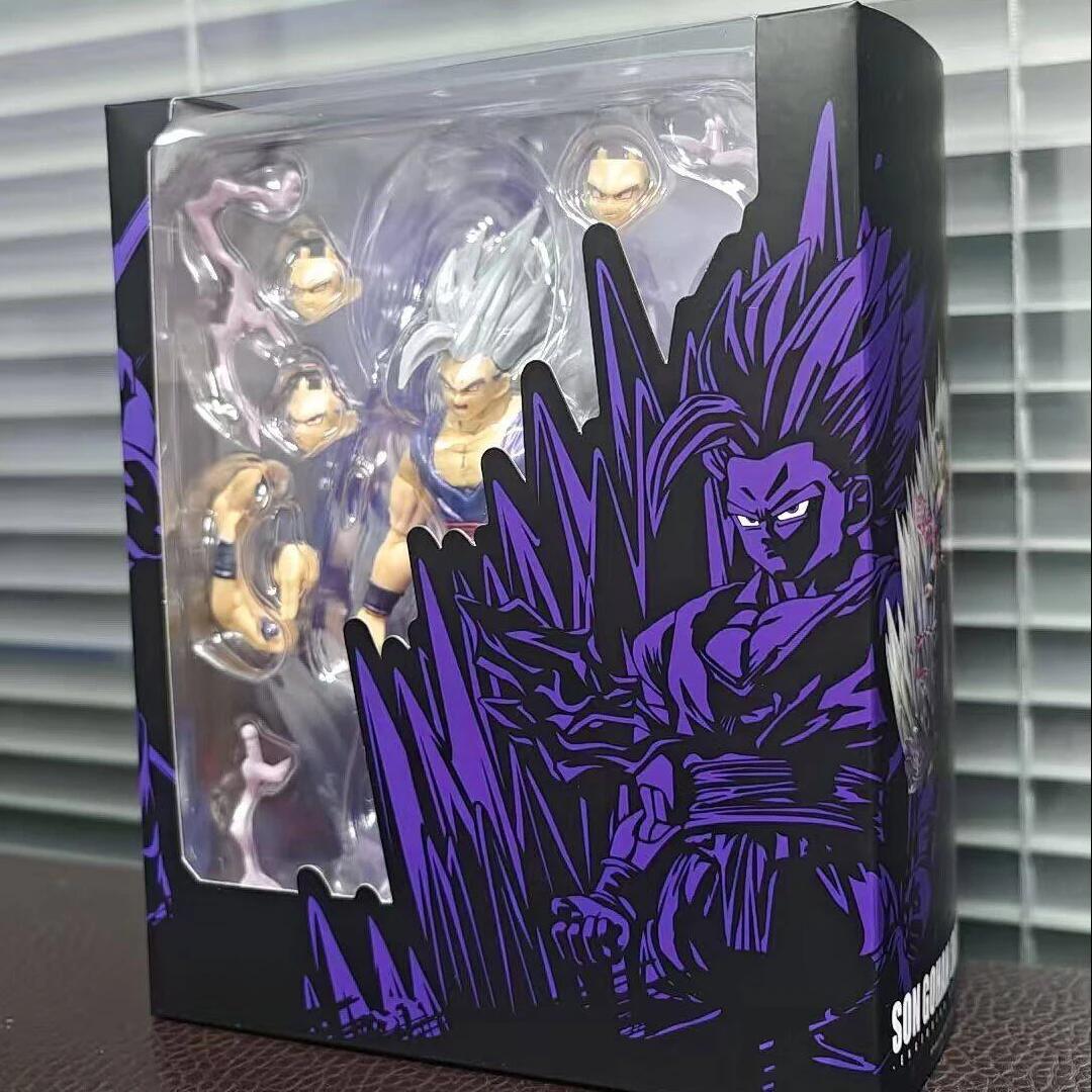 

SHF Dragon Sphere Exclusive: Son Gohan Beast Animation Action Figure | POLYVINYL CHLORIDE Movable Super Saiyan Miniature | Collector s Edition