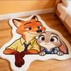 Cartoon Cute Carpet Imitation Cashmere Bedroom Bedside Stain-resistant And Easy To Care For Living Room Decoration Judith Nick Non-slip Floor Mat