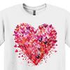 Watercolor Heart Valentine's Day Shirt, Love Graphic Tee