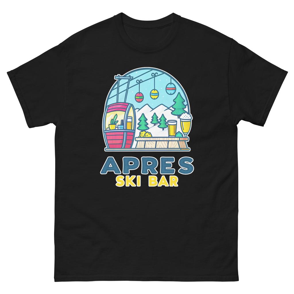 Apres Ski Bar Mountain Ski Resort Town T-Shirt