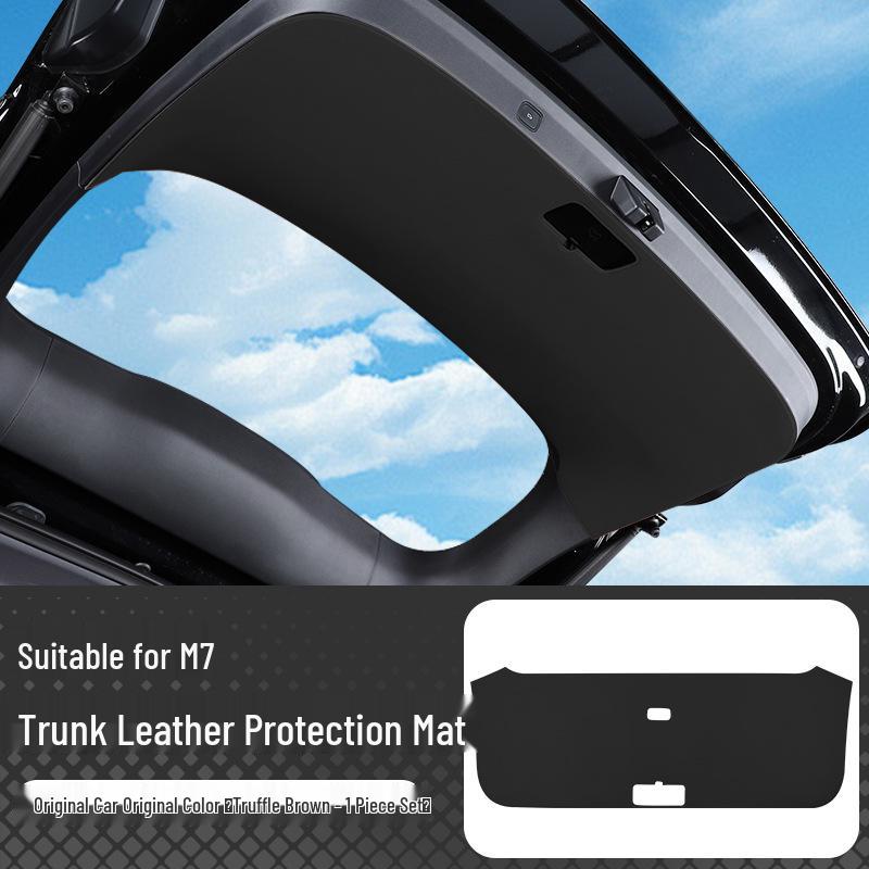 AITO M7/M8 Trunk Protection Pad: Tailgate Leather Mat for Car Interior Enhancement (Fits 26 Models)