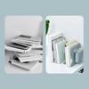 Bookend Simple Style Foldable Shelves ABS Book Ends Books Support Stand Home Decoration Grey