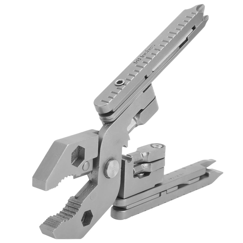 Kit Pinze Multifunzionali 25in1 da Esterno Acciaio Inossidabile Multitool con Coltello Chiave Inglese