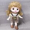 Cute 22cm Princess Girl Children's Set Toy Expression Doll Birthday Gift Dress Up Clothes