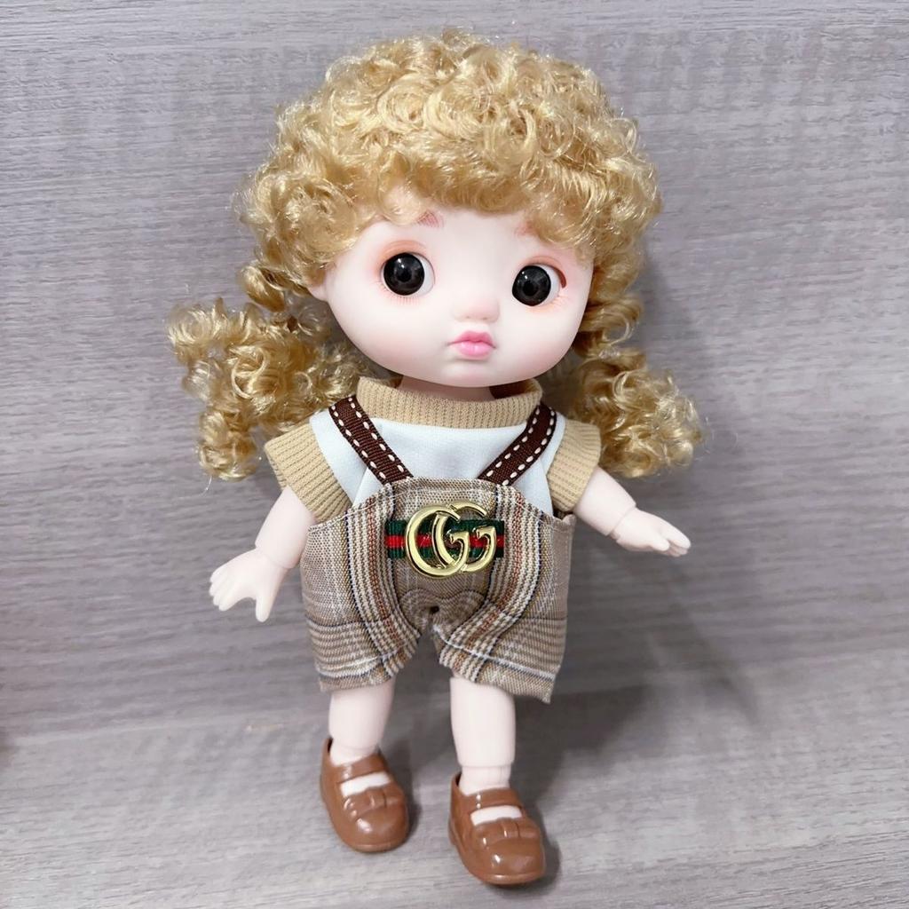 Cute 22cm Princess Girl Children's Set Toy Expression Doll Birthday Gift Dress Up Clothes