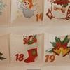 Fabric Christmas Advent Calendar 2025 with 24 Pockets Reusable Wall Hanging Bag Hanging Storage Bag for Holiday Decoration