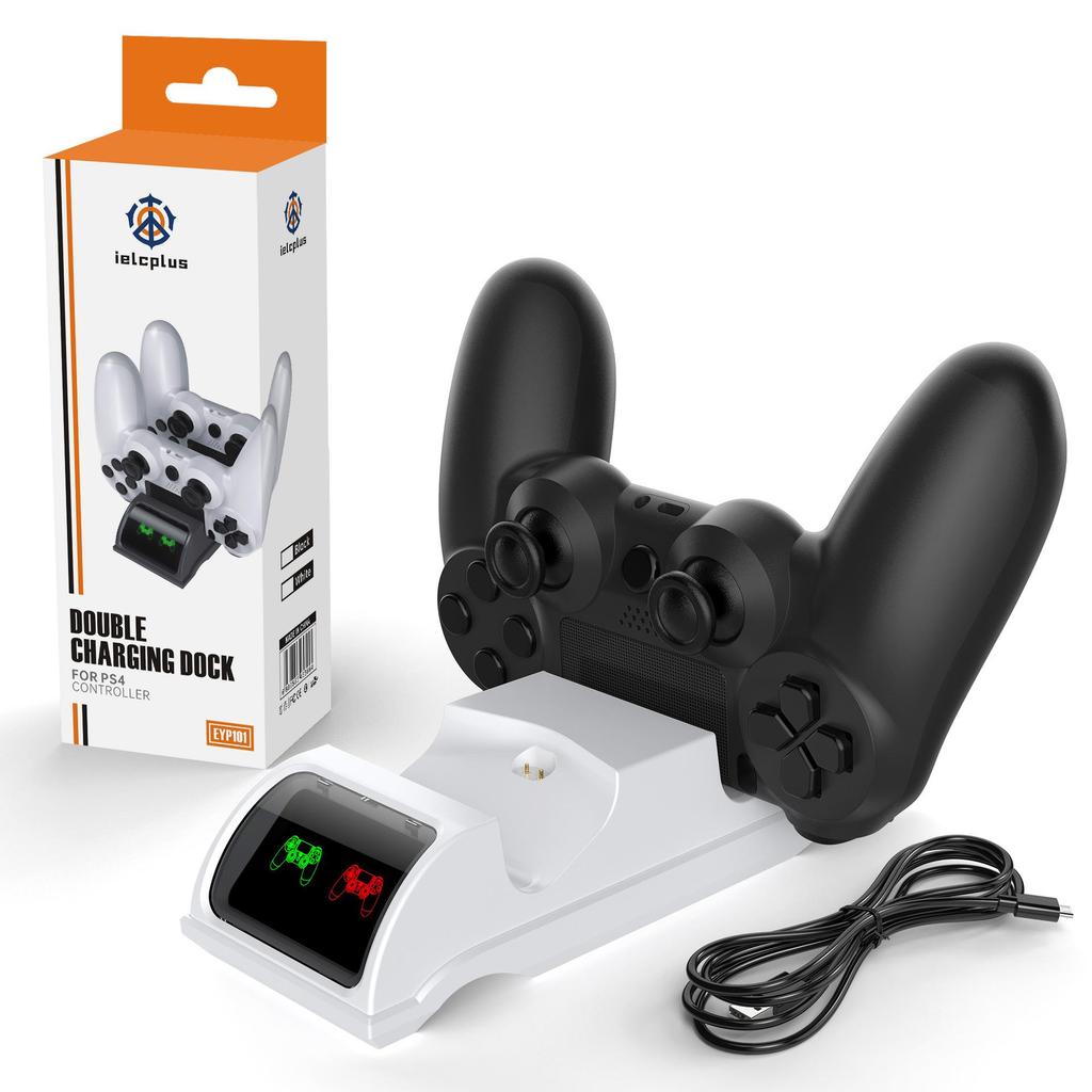 PS4 Wireless Controller Charging Dock - Dual Base for PS4/PS4 Pro/Slim