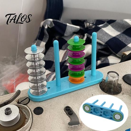 Magnetic Sewing Tool Bobbin Holder, Thread Organizer, 3 4 5 Organizer Poles Stand, Machine Accessory for Organizing Bobbins Rack
