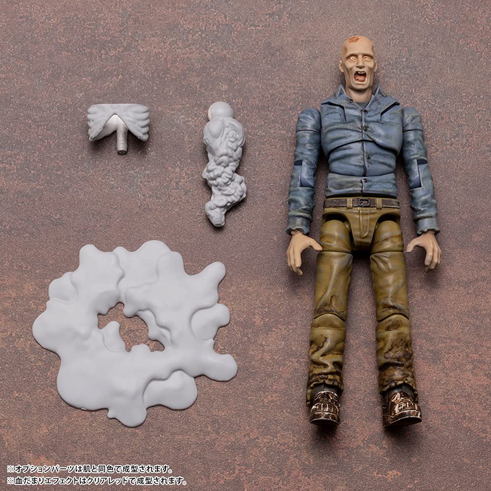 END OF HEROES Zombinoid Biter, 1/24 Scale Plastic Model Kit, Approx. 75mm Tall, KP525