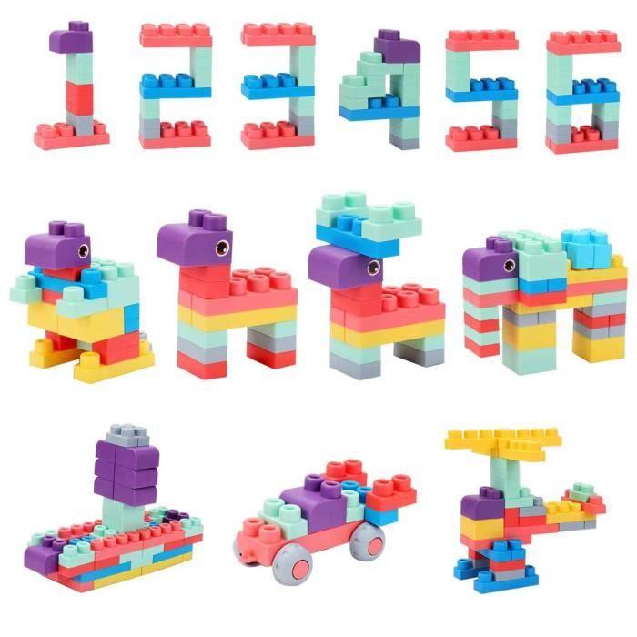 Mattoncini da Costruzione Morbidi 80 pezzi