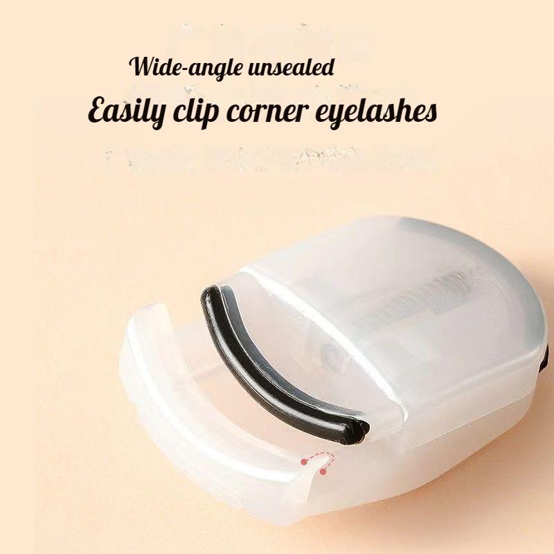 Mini Eyelash Curlers Eye Lashes Curling Clip Shiny Pink Plastic Eyelash Curler Portable False Eyelashes Extension Makeup Tools