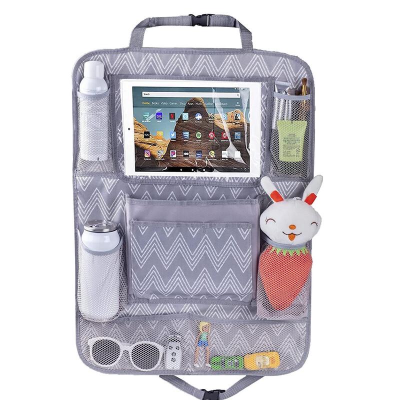 Foldable Waterproof Car Back Seat Trash Bin & Storage Bag